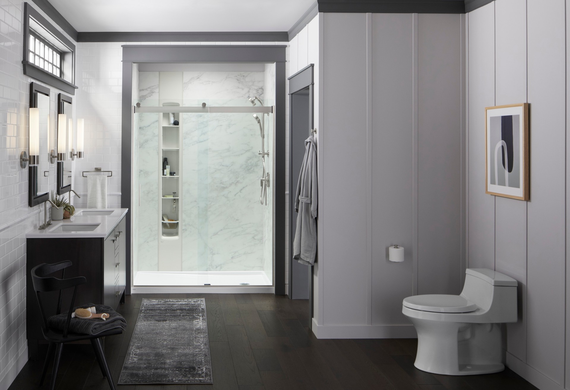 Professional Installation of KOHLER LuxStone Showers
